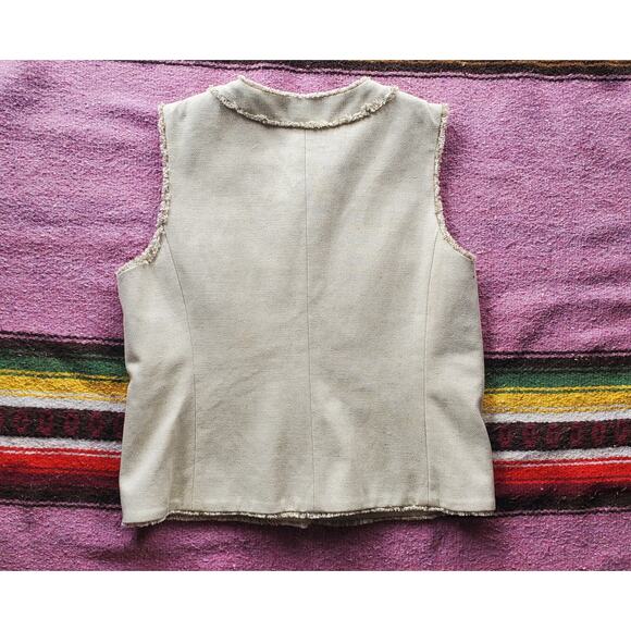 NWT Michael Kohrs Beige Vest 12 - Picture 4 of 5